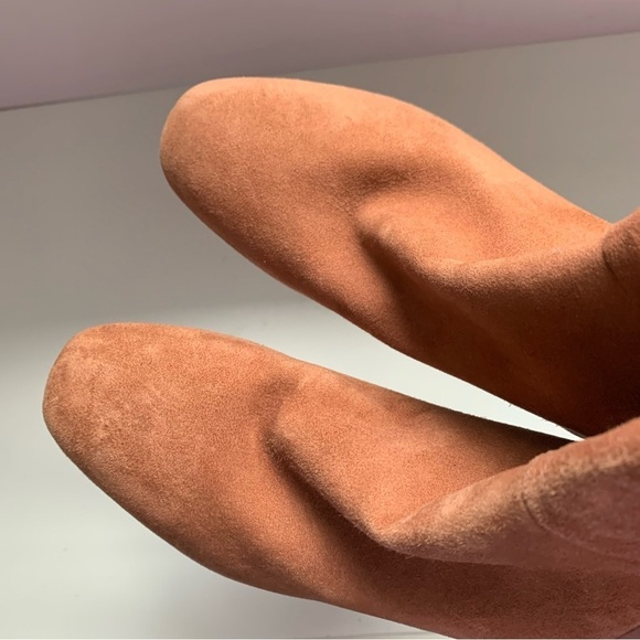 Seychelles Uneasy Ankle Boot Cognac Suede & Leather Sz 6 - Picture 7 of 9